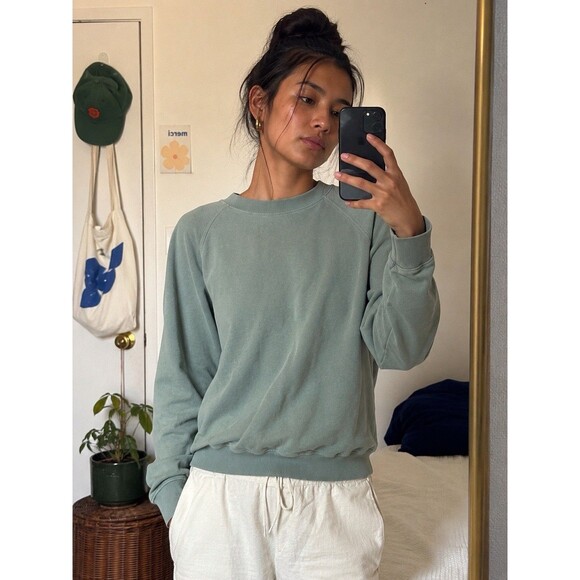 Jungmaven Tops - Jungmaven American Made Hemp Organic Cotton Sweatshirt Sage Green S USA Unisex